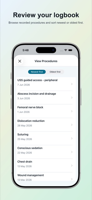 View procedure records